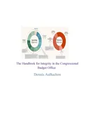 The Handbook for Integrity in the Congressional Budget Office - AuBuchon