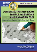 Louisiana Notary Exam Sample Questions and Answers 2021 - Steven Alan Childress