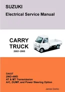 SUZUKI CARRY DA63T Electrical Service Manual & Diagrams - James Danko