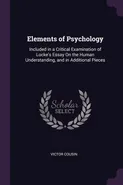 Elements of Psychology - Victor Cousin