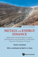 Metals and Energy Finance - Dennis L Buchanan