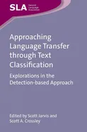 Approaching Language Transfer through Text Classification