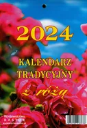 Kalendarz 2024 KL14 Tradycyjny z różą - Outlet