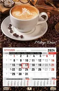Kalendarz 2024 jednodzielny 3XL Cappuccino