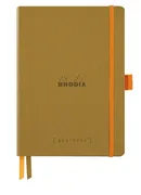 Notes Rhodia Rhodiarama Goalbook gold  A5 - kropki - Softcover
