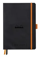 Notes Rhodia Rhodiarama Goalbook black  A5 w kropki Softcover