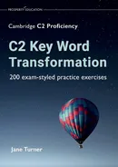 C2 Key Word Transformation - Jane Turner