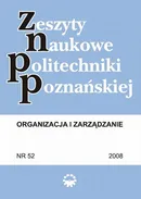 Organizacja i Zarządzanie, 2008/52 - Praca zbiorowa