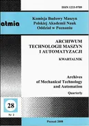 Archiwum Technologii Maszyn i Automatyzacji 28/2 - Praca zbiorowa