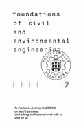 Foundations of civil and environment al engineering - Praca zbiorowa
