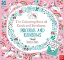 National Trust: The Colouring Book of Cards and Envelopes - Unicorns and Rainbows - Rebecca Jones