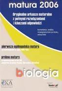 Biologia Matura 2006 Oryginalne arkusze maturalne z pełnymi rozwiązaniami i kluczami odpowiedzi - Outlet - Barbara Januszewska-Hasiec