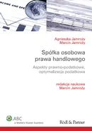 Spółka osobowa prawa handlowego - Outlet - Agnieszka Jamroży