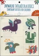 Zmywalne tatuaże dla dzieci - Potwory - Ola Cieślak