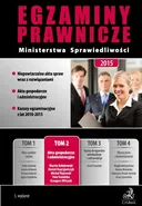 Egzaminy Prawnicze Ministerstwa Sprawiedliwości 2015 Tom 2 - Marcin Kołakowski