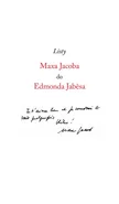 Listy Maxa Jacoba do Edmonda Jabesa - Jacob Max