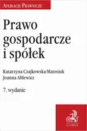 Prawo gospodarcze i spółek - Joanna Ablewicz