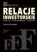 Relacje inwestorskie - Danuta Dziawgo