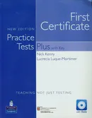 First Certificate Practice Tests Plus with Key Teaching not just testing z płytą CD - Nick Kenny