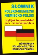 Słownik polsko-niemiecki niemiecko-polski czyli jak to powiedzieć po niemiecku - Aleksander Alisch