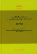 Języki słowiańskie w ujęciu socjolingwistycznym - Outlet