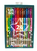 Długopisy żelowe 24 sztuki