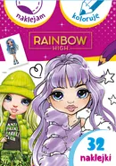 Rainbow High. Naklejam i koloruję