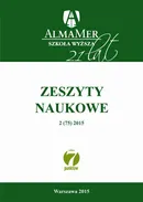Zeszyty Naukowe ALMAMER 2015 2(75) - Romuald Poliński