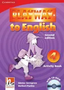 Playway to English 4 Activity Book + CD - Gunter Gerngross