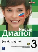 Nowyj Dialog 3 Język rosyjski Podręcznik + 2CD Zakres podstawowy - Agnieszka Ślązak-Gwizdała