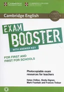 Cambridge English Exam Booster for First and First for Schools with Answer Key with Audio Photocopiable Exam Resources for Teachers - Helen Chilton