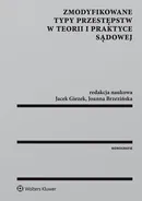 Zmodyfikowane typy przestępstw w teorii i praktyce sądowej - Outlet - Joanna Brzezińska