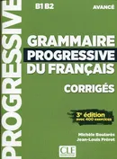 Grammaire Progressive du Francais avance corriges - Michele Boulares