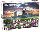 Puzzle Old Mills and Tulips 500