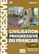 Civilisation progressive du francais Debutant A1 Podręcznik do nauki cywilizacji Francji + CD - Catherine Carlo