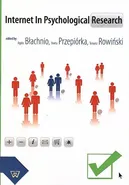 Internet In Psychological Research - Agata Błachnio