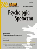 Psychologia Społeczna nr 2-3(14)/2010