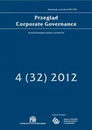 Przegląd Corporate Governance 4 (32) 2012 - Andrzej Maciejewski
