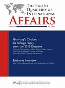 The Polish Quarterly of International Affairs 2/2013 - Daniela Schwarzer