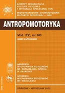 ANTROPOMOTORYKA NR 60-2012 - Praca zbiorowa