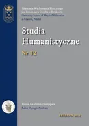 Studia Humanistyczne Nr 12 -2012 - Praca zbiorowa