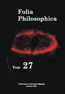 Folia Philosophica. T. 27