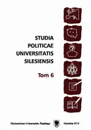 Studia Politicae Universitatis Silesiensis. T. 6