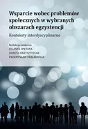 Wsparcie wobec problemów społecznych w wybranych obszarach egzystencji - Frąckowiak Przemysław