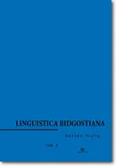 Linguistica Bidgostiana. Series nova. Vol. 1