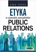 Etyka w zawodzie specjalistów public relations - Ewa Hope