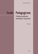 Studia Pedagogiczne. Problemy społeczne, edukacyjne i artystyczne, t. 28