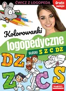 Kolorowanki logopedyczne Głoski S Z C Dz z naklejkami - Magdalena Małecka