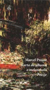 Karta do albumu o melancholii Poezje - Marcel Proust