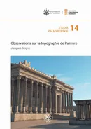 Studia Palmyreńskie 14 - Jacques Seigne